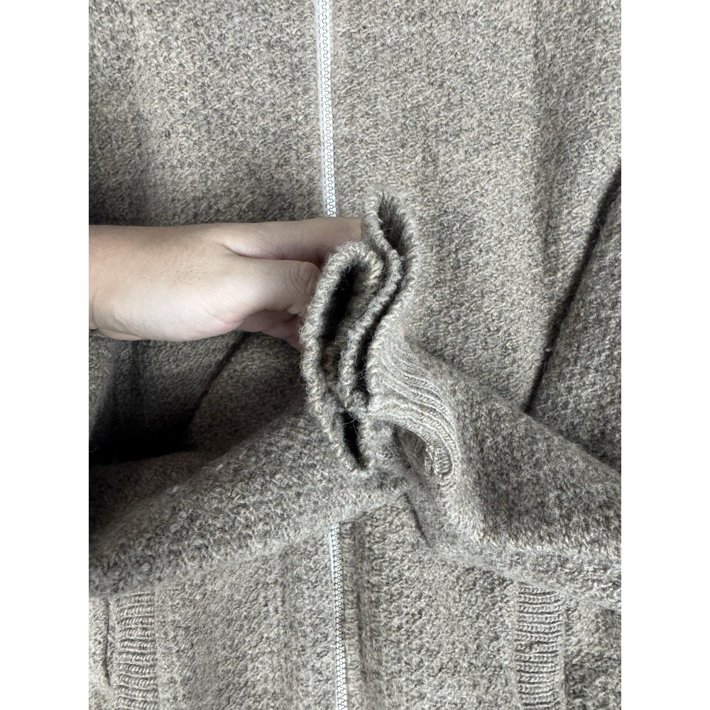 Vintage LL Bean 100% Wool Full Zip Sweater‎ Womens XL 90s USA Western Utility - Picture 5 of 15